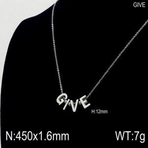 Stainless Steel Necklace - KN90429-Z