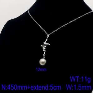 Stainless Steel Necklace - KN91585-Z
