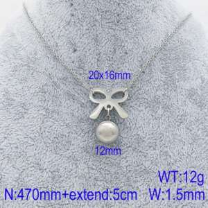 Stainless Steel Necklace - KN91611-Z
