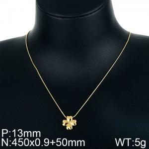 SS Gold-Plating Necklace - KN91675-KFC