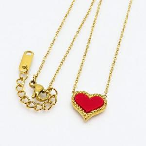 SS Gold-Plating Necklace - KN92408-PH