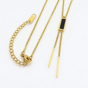 SS Gold-Plating Necklace - KN92450-PH