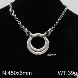 Stainless Steel Necklace - KN92638-Z