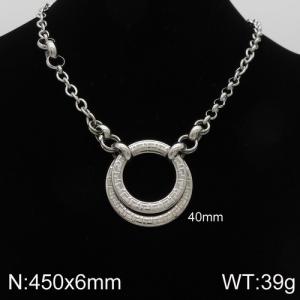 Stainless Steel Necklace - KN92639-Z