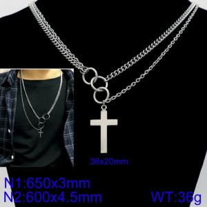 Stainless Steel Necklace - KN92845-Z