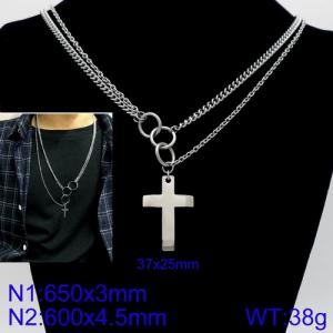 Stainless Steel Necklace - KN92849-Z