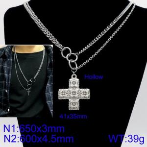 Stainless Steel Necklace - KN92852-Z
