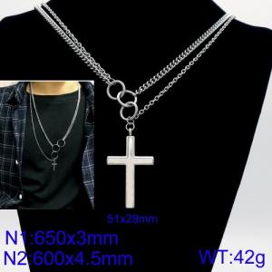 Stainless Steel Necklace - KN92862-Z