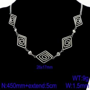 Off-price Necklace - KN93280-ZC