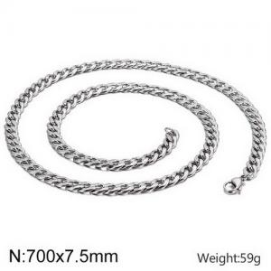 Stainless Steel Necklace - KN93470-Z