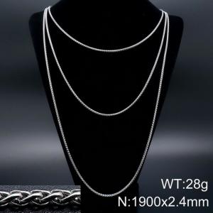 Stainless Steel Necklace - KN93541-Z