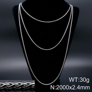 Stainless Steel Necklace - KN93542-Z