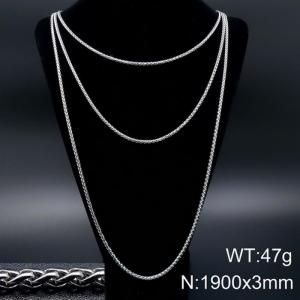 Stainless Steel Necklace - KN93544-Z