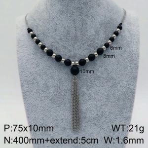 Stainless Steel Necklace - KN93643-Z