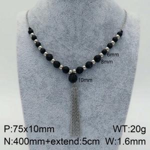 Stainless Steel Necklace - KN93644-Z