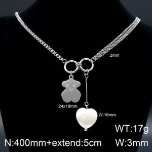 Stainless Steel Necklace - KN93672-Z