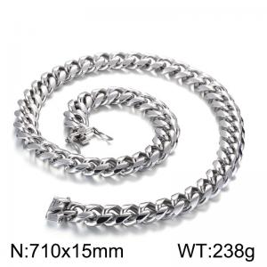 Stainless Steel Necklace - KN93835-Z