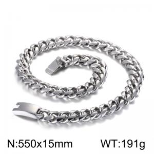 Stainless Steel Necklace - KN93856-Z