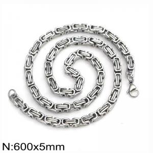Stainless Steel Necklace - KN9513-H