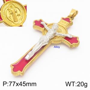 Alloy Cross Pendant - KP100114-Z