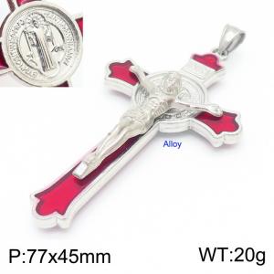 Alloy Cross Pendant - KP100115-Z