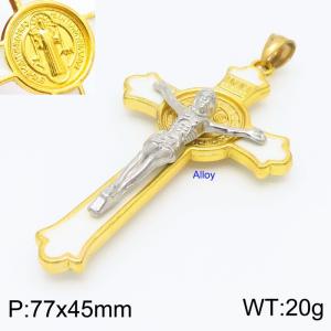 Alloy Cross Pendant - KP100120-Z