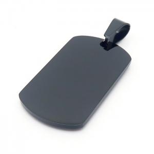 Stainless Steel Black-plating Pendant - KP100144-HR