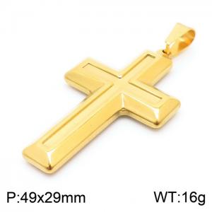 Stainless Steel Cross Pendant - KP100186-Z