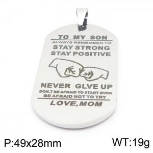 Stainless Steel Popular Pendant - KP100245-Z