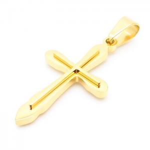 Stainless Steel Cross Pendant - KP100290-HR