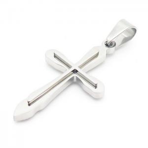 Stainless Steel Cross Pendant - KP100291-HR