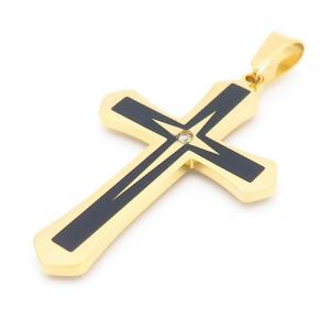 Stainless Steel Cross Pendant - KP100295-HR