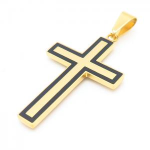 Stainless Steel Cross Pendant - KP100297-HR