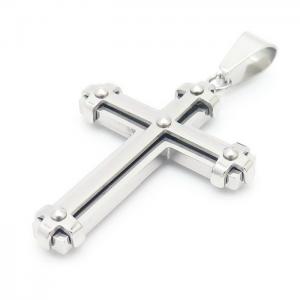 Stainless Steel Cross Pendant - KP100300-HR