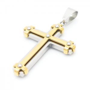 Stainless Steel Cross Pendant - KP100301-HR