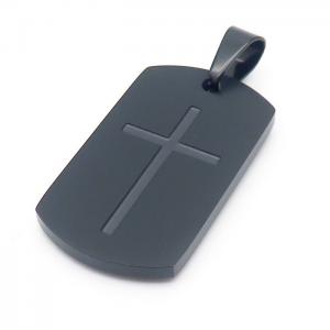 Stainless Steel Black-plating Pendant - KP100307B-HR