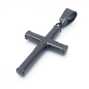 Stainless Steel Cross Pendant - KP100319B-HR