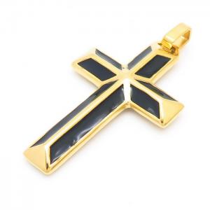 Stainless Steel Cross Pendant - KP100447-HR