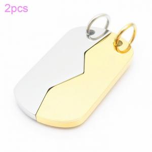 Stainless Steel Lover Pendant - KP100581-HR