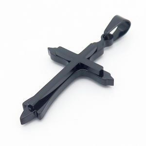 Stainless Steel Cross Pendant - KP100628-HR