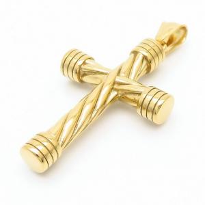 Stainless Steel Cross Pendant - KP100630-HR