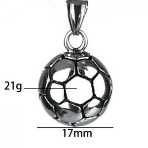 Football Pendant - KP100640-WGRG