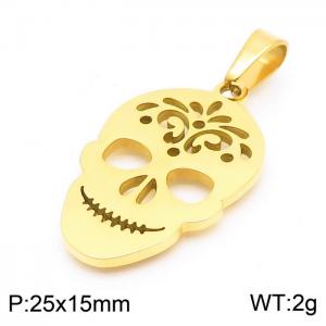 Stainless Skull Pendants - KP100642-Z