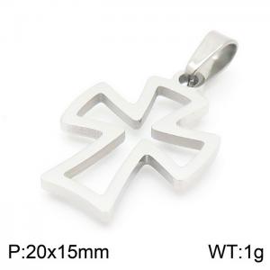 Stainless Steel Cross Pendant - KP100645-Z