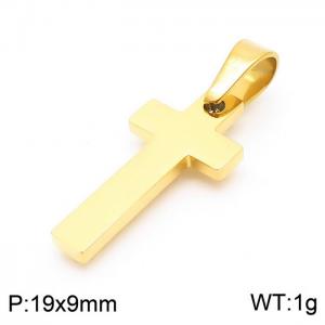 Stainless Steel Cross Pendant - KP100648-Z