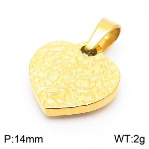 Stainless Steel Gold-plating Pendant - KP100679-Z