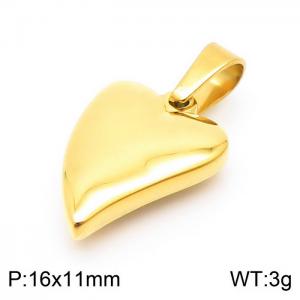Stainless Steel Gold-plating Pendant - KP100685-Z