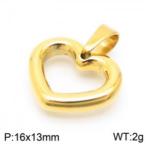 Stainless Steel Gold-plating Pendant - KP100687-Z