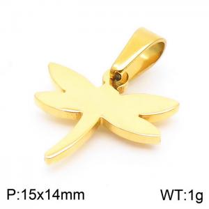 Stainless Steel Gold-plating Pendant - KP100709-Z
