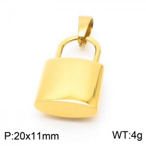 Stainless Steel Gold-plating Pendant - KP100729-Z